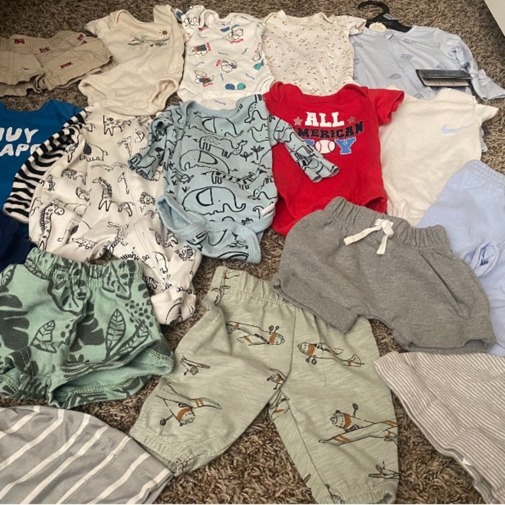 Baby Clothing Bundle with Various Prints